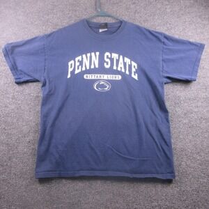 Penn State Nittany Lions Shirt Mens Large Blue NCAA Football Old Varsity Brand